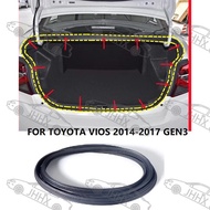 Vios VIOS 2014 2015 2016 2017 Tailgate Sealing Strip Trunk Sealing Waterproof Sealing Strip Car Acce