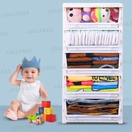 ☌ﺴ[NEW] Jollybee 5-Tier Baby Clothes Plastic Storage Drawer Rak Laci Pakaian Baju Bayi Almari Cabinet Plastik Toy Box