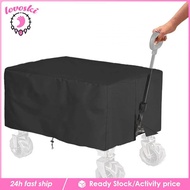[Lovoski] Wagon Cart Cover Dustproof Sturdy Protective Covers with Storage Bag Wagon Rain