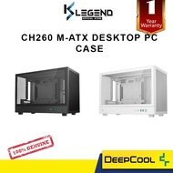 DEEPCOOL CH260 M-ATX DESKTOP PC CASE / CASING - BLACK / WHITE
