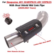 【Deal of the day】 For Husqvarna 401 Svartpilen 401 Vitpilen 125 250 2018 19 20 2021 Motorcycle Exhau