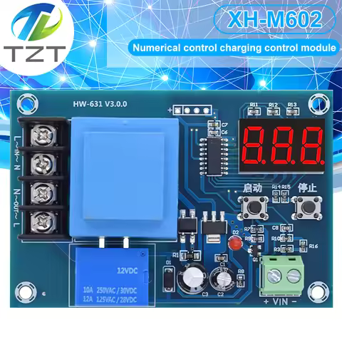 XH-M602 Digital Control Battery Charging Control Module AC 220V Lithium Storage Battery Charger Cont