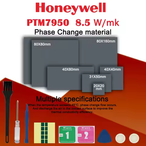 Honeywell PTM7950 Phase Change Pad 8.5W/mk Thermal Grease Material CPU/GPU cooling Thermal Conductiv