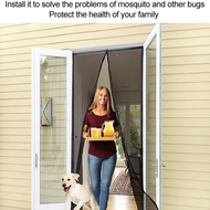 yWeokCau Magnetic door curtain automatic closing antimosquito magic hanging curtain magnet
