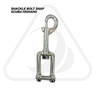 Clip Shackle Zeepro Scuba Diving Snap HighlandBolt