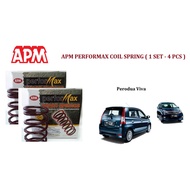 Perodua Viva APM Performax Sport Coil Spring Suspension Set