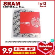 SRAM GX NX SX EAGLE Chain 12 Speed MTB Mountain Bike Chain 126L Links With Power Lock Quick Link
