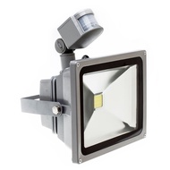 J4Warm White LED Spotlight floodlight Spotlight floodlight with LED lighting and PIR motion sensor