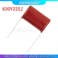 HT-10PCS 630V225J Pitch 25MM 2.2UF 2200NF 225 630V CBB Polypropylene film capacitor