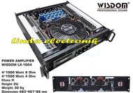 POWER AMPLIFIER WISDOM 4 CANEL LX1004 / LX 1004 PROFESIONAL ORIGINAL