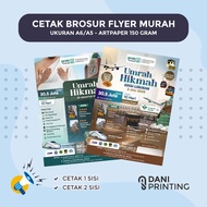 Brochure Printing A6 Flyer/ A5 Size - 150 Gram Ap Material - 50 Pcs