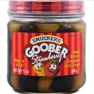 Smucker's Smuckers Goober Grape Strawberry PBJ - Jam Selai Import Ka