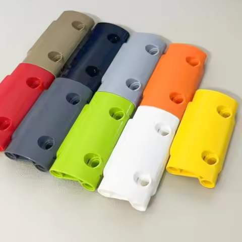 10PCS/lot 24119 Panel Curved 7 x 3 with 2 Pin Holes Bricks Toys For Technical MOC DIY Buildings Bloc