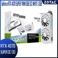 ZOTAC 索泰 GAMING GeForce RTX 4070 SUPER TWIN EDGE OC WHITE 12GB 顯示卡