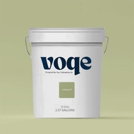 Voqe สีน้ำอะครีลิคแท้ 100% เฉดสีชาเขียวลาเต้ 9 ลิตร สีทาบ้าน ทาอาคารพรีเมี่ยม เกรด15 ปี เนื้อสีเยอะ