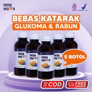 MATA Fresh Vision 5 Bottles Of Vitamin Eye Medicine Original Overcome Eyes Minus Opaque Glucoma Cataracts 200 ml Contents