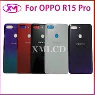 For OPPO R15 Pro Back battery Cover Door Housing case Rear Glass Repair parts