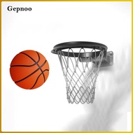 Gepnoo Basketball Hoop Basket Rim Net Basketball Net Frame Rim Net 45cm Standard Basketball Net for 
