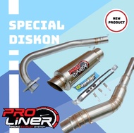 KNALPOT RACING PROLINER TR1 VIXION R15 MX NEW MX OLD MX KING MEGAPRO VERZA SATRIA FU DLL KUALITAS O