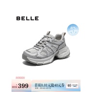 Belle Women's Shoes Breathable Mesh Daddy Shoes Women Summer New Style Thick-Soled Sports Casual Sho
