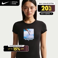 Nike Womens Sportswear Slim T-Shirt - Black [IH7700-010]
