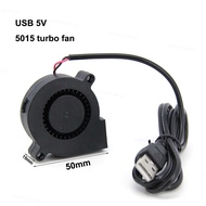 DC 5015 5V 5 volt USB 5cm turbo Blower fan CPU Cooler Cooling sleeve bearing 50x15MM Fan for 3D Prin