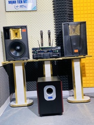 Dàn Loa Karaoke SIÊU TIẾT KIỆM   - loa 3 tấc đơn Maxtin Đẩy 9300 Micro đầu UGX82 Vang cơ lai số T600