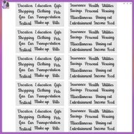 📦 5sets Letter Label Sticker Budget Sticker Pag-uuri ng Label para sa Cash Envelope