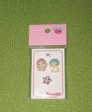 Sanrio Parts Club 3D Little Twin Stars TS + 星形 立體 衫鈕 黏貼 絕版 2012