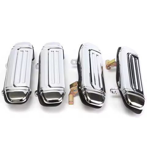 4pcs/sets For Mitsubishi Pajero 2 Accessories Chrome Door Handle V31 V32 V33 V43 V44 V45 V46 1992-19