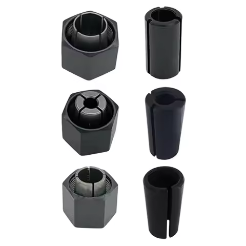 12.7mm To 6mm Collet Chuck And Nut Set 1/2 Inch 1/4 Inch 12mm For Router Bit Holder Joint Clamp Powe