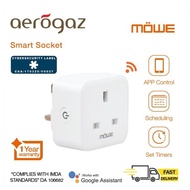 Aerogaz/Mowe MW840S Wifi Smart Socket  Control with Google Home Timing on/off Smart Electric Mini Socket