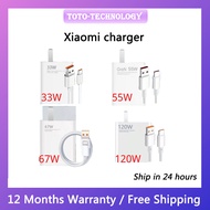 [ship in 24 hours] Xiaomi Charger 33W/ 55W / 67W / 120W / Original / KL Shipping