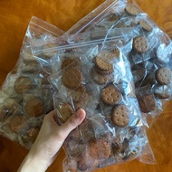 Gukeng Coffee Brown Sugar Malt Cake Large Capacity 400g Biscuit Crispy Non-Sticky Biskut