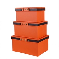 Household Decoration Cloakroom Organizer Box Storage Box Leather Leather Sundries Organizer Box Mode