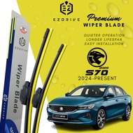 EZDRIVE Premium Silicone Soft Wiper Blade for car model Proton S70 2024 2026