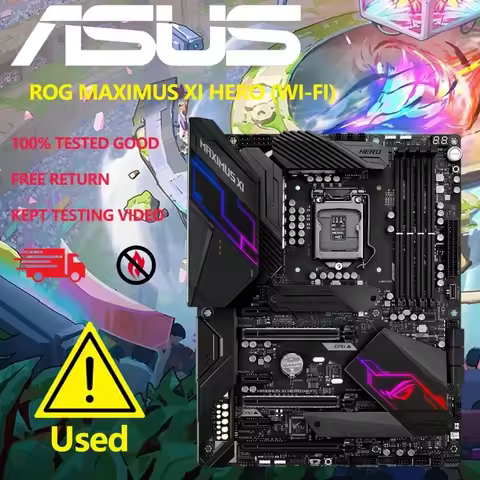 Asus Rog Maximus Xi Hero Wi-Fi Motherboard Intel Z390 Socket 1151 HDMI DDR4 ATX Motherboard