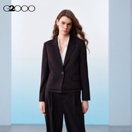 G2000 Cool Touch Stripe Relax Fit Suit Blazer Women