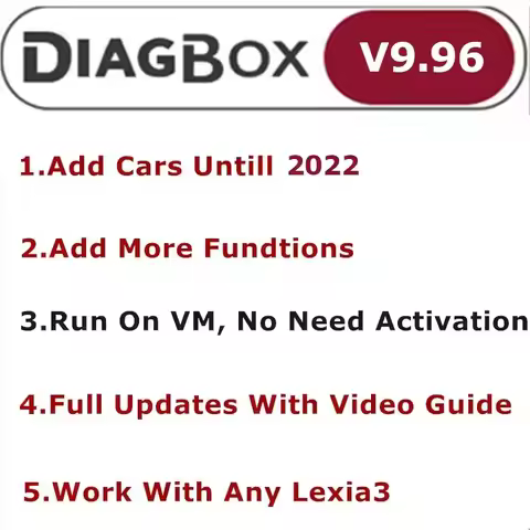 Newest Diagbox V9.96 Full Adapter Lexia3 PP2000 Car Scanner Tool Comprehensive Automotive Diagnostic