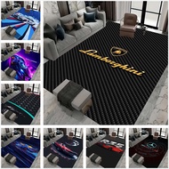 Car supercar GTR racing printed carpet, living room sofa carpet, children's bedroom bedside carpet, 
