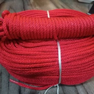 Red Rope 6 Mm Thick 8 Soft Easy To Tie Remove Standard Twine * Minimum 2 Meters