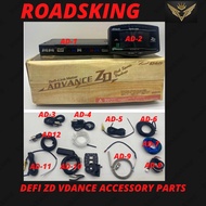 DEFI ZD LINK ADVANCE METER DISPLAY ACCESSORY PARTS