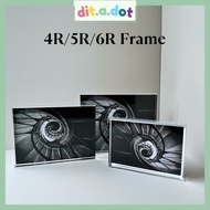 [SG] Ditadot 4R/5R/6R Clear Thick Acrylic Photo Frame Morden Picture Holder Display Stand