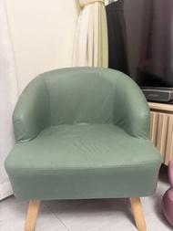 綠色單人梳化 凳 扶手椅