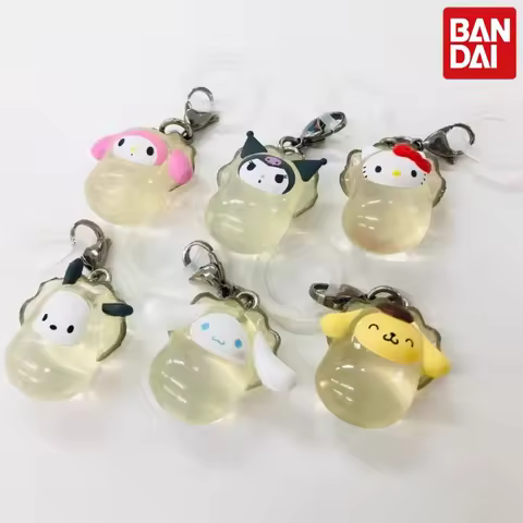 Bandai Sanrio Hapidanbui Gashapon Oyster Charms Cute Hangyodon Tuxedo Sam Keroppi Pochacco Bad Badtz