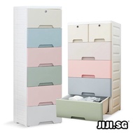 (JIJI.SG) Modern Storage Drawers [L] & [XL]  Cabinet / Cabinets - Plastic Storage Box Drawer / House