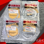 4PCS CLUTCH PLATE IRON FRICTION PLATE F1ZR JUPITER Z VEGA R NEW ORIGINAL YAMAHA 2P2-E6324-00