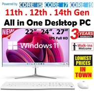 🌟12th / 14th Gen Intel i5 i7🌟All in one Desktop pc 27" 24" 22" All in one desktop computer