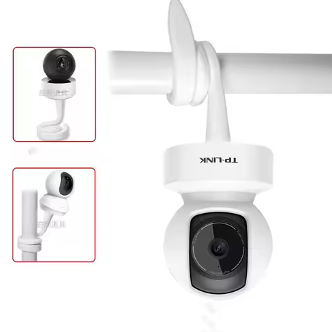 Camera Holder With Metal Hole For Tapo Camera C200 C210 Monitor Camera Bracket Hole-Free Crib Crane 