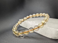 【訂製品】金髮晶 6-15mm 天然水晶 巴西  手串 金鈦 髮晶